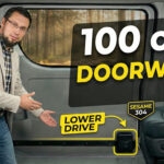 Toyota Hiace + Sesame = 100 cm of opening width additionally